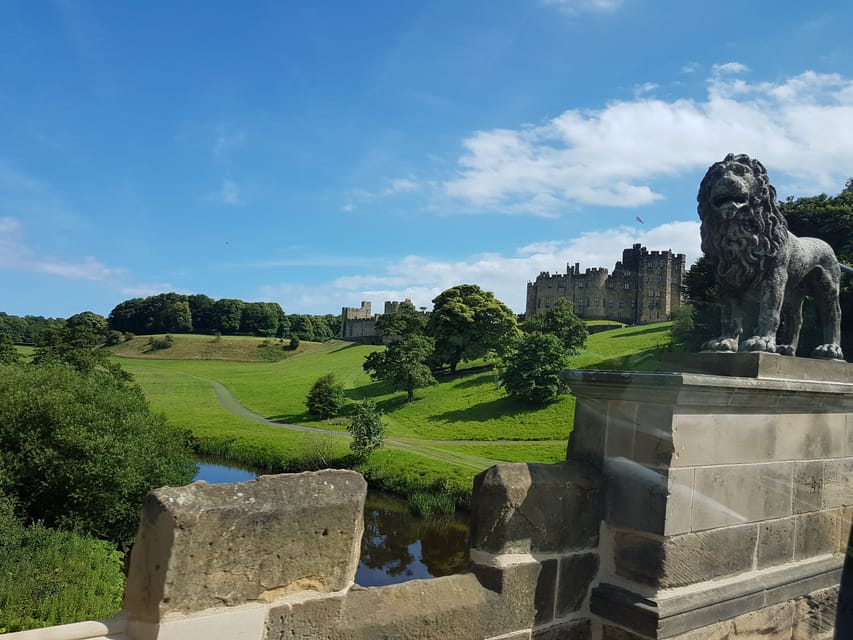 From Edinburgh: Holy Island, Alnwick Castle & Northumbria - Crossing the causeway to Holy Island