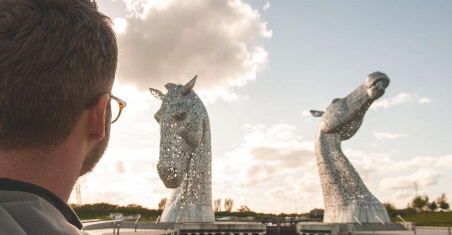 From Edinburgh: Loch Lomond, Kelpies & Stirling Castle Tour - The Kelpies: giant horses with an industrial past