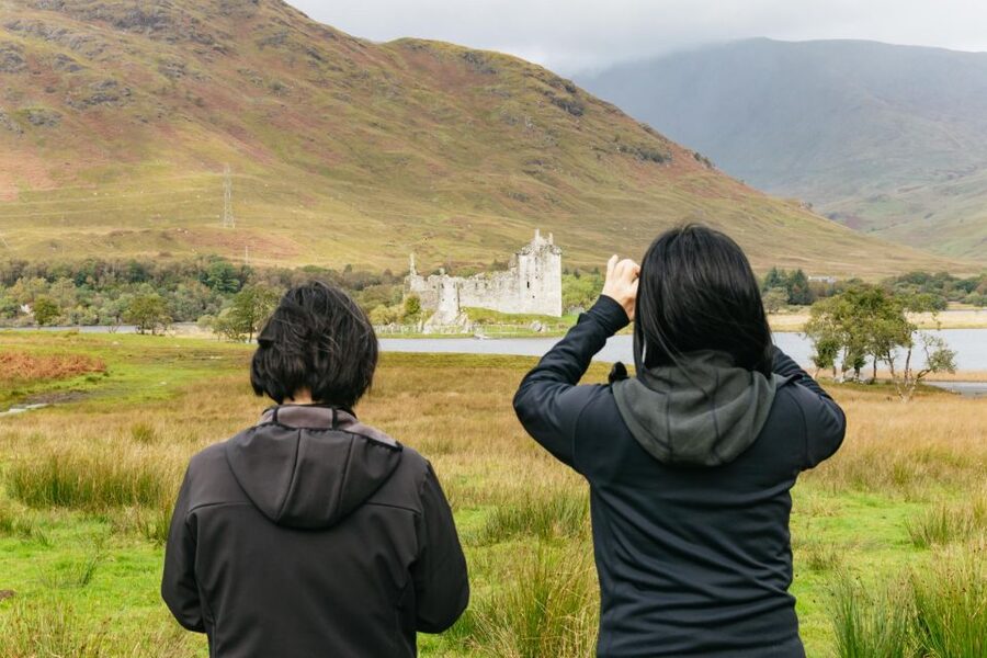 From Glasgow: Oban, Glencoe, Highland Lochs & Castles Tour - Castle Stalker and the road toward Glencoe