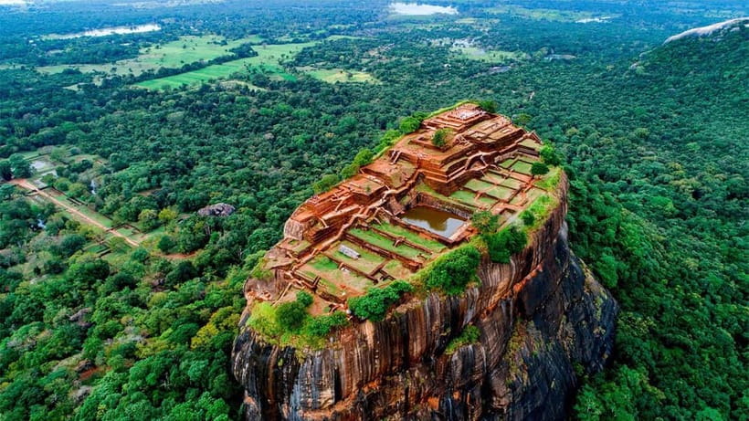 From Habarana: Dumbulla Cave & Sigiriya Fortress Tour - Sigiriya Rock: three hours of ruins, gardens, and climbing