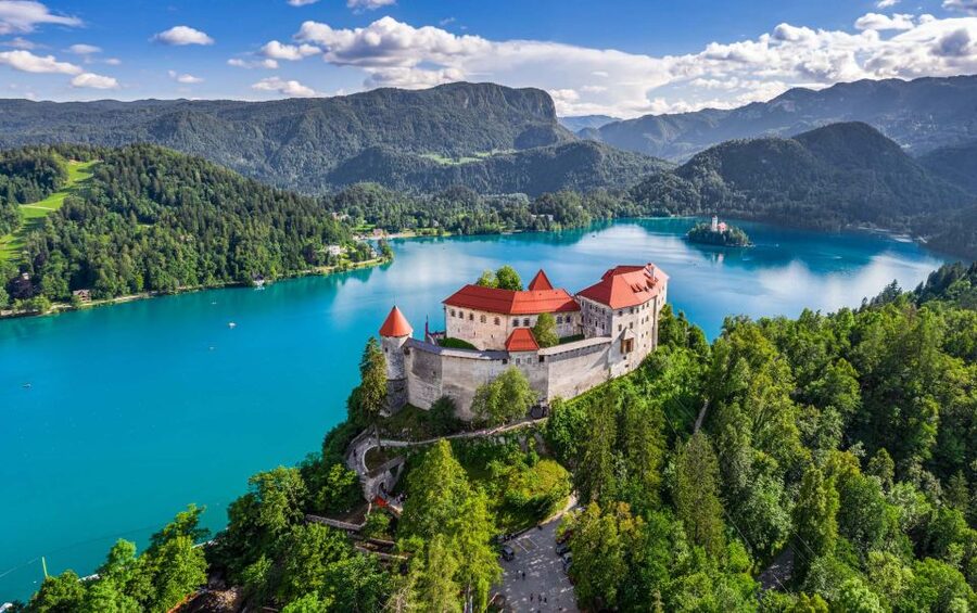 From Ljubljana: Postojna Cave, Predjama Castle and Lake Bled - Predjama Castle built into the rock