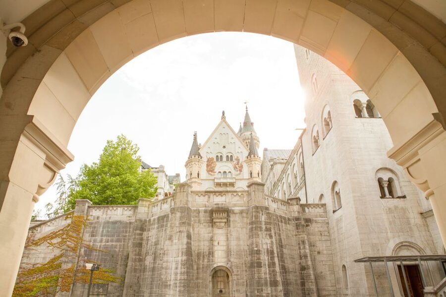 From Munich: Neuschwanstein Castle Full-Day Trip by Van - Wieskirche: a small church with a big interior