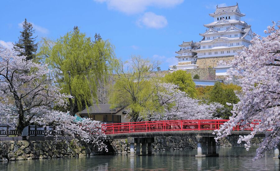 From Osaka: Himeji Castle, Arima Onsen & Mt. Rokko Day Tour - Koko-en Garden: the quieter side of Himeji