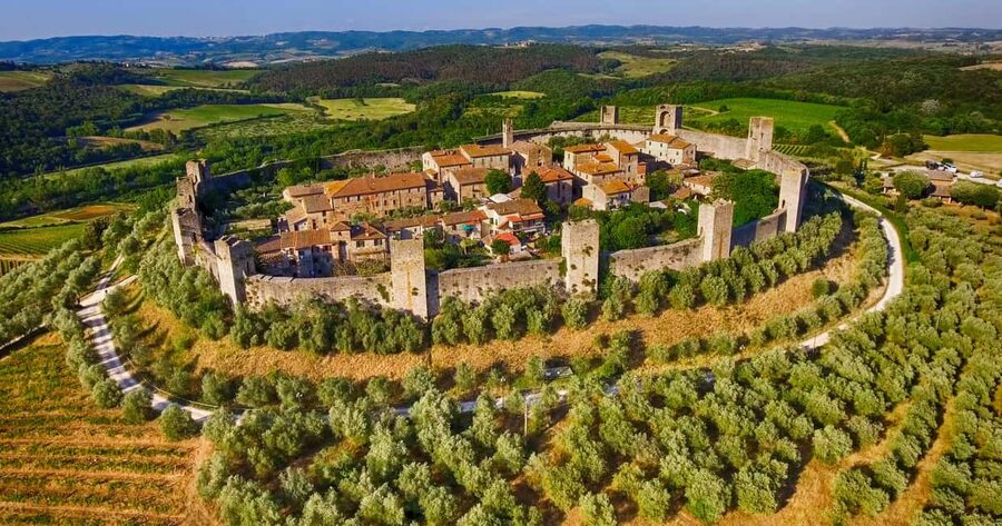 From Siena: Chianti and Castles Tour with Wine Tastings - Monteriggioni: Walls, Towers, and Limited Free Time