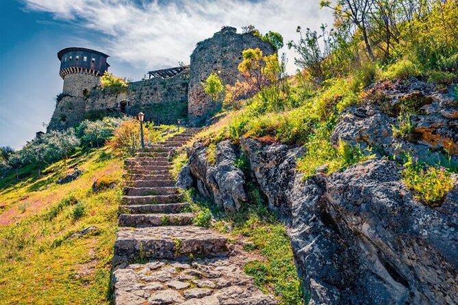 From Tirana: Hiking to Pellumbas cave and Petrela Castle - The walk from Pellumbas village to the cave