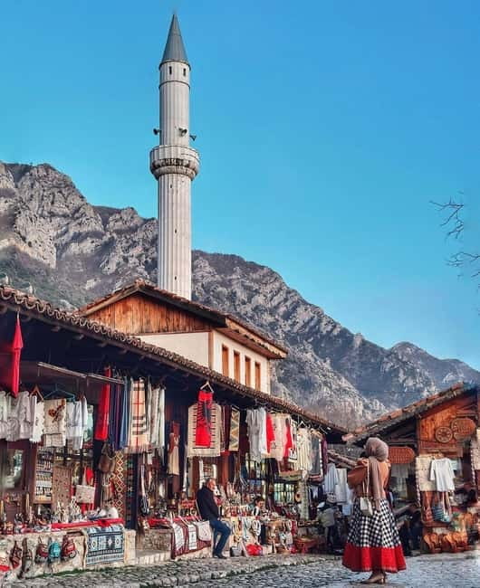 From Tirana/Shkoder: Kruja Castle, Old Bazaar, Sari Salltik - The Skanderbeg Museum and Albania’s national story