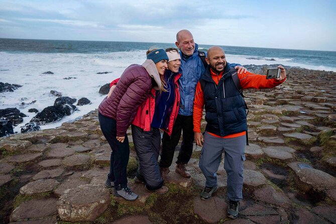 Giants Causeway & Castles Tour from Belfast: Guided tour - Portaneevy View Point and Carrick-a-Rede