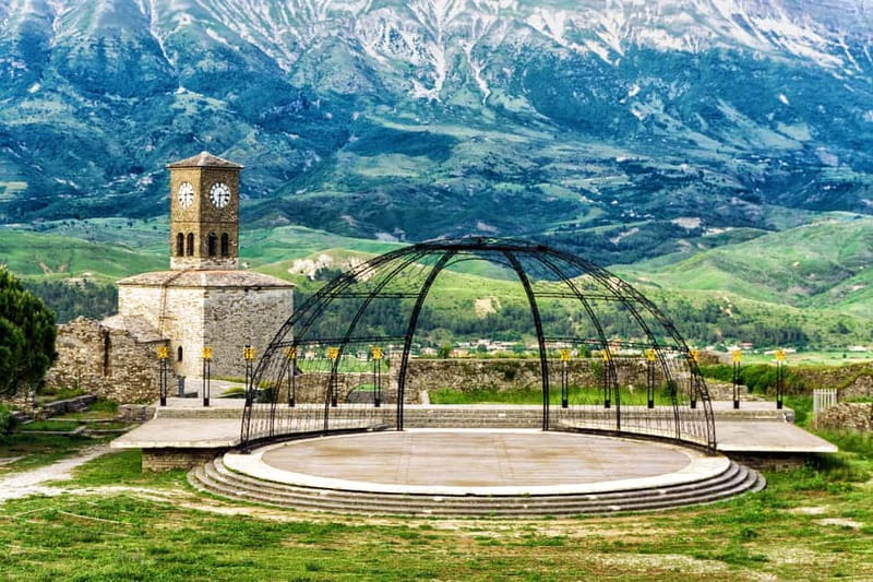 Gjirokaster walking Tour Baazar – The Castle – Zekate house - Climbing toward Argjiro Castle