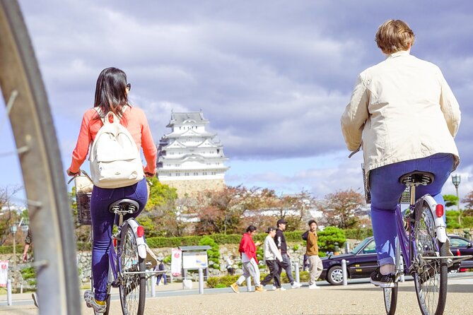 Half-day Himeji Castle Town Bike Tour with Lunch - Entering Himeji Castle, the White Egret