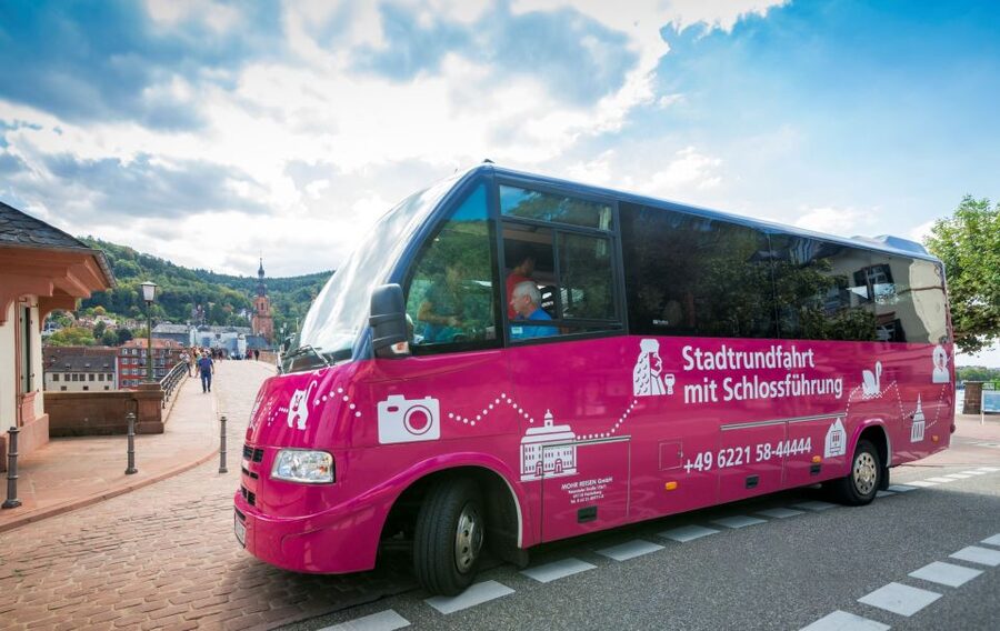 Heidelberg: Sightseeing Bus and Castle Tour - Meeting at Neckarmünzplatz