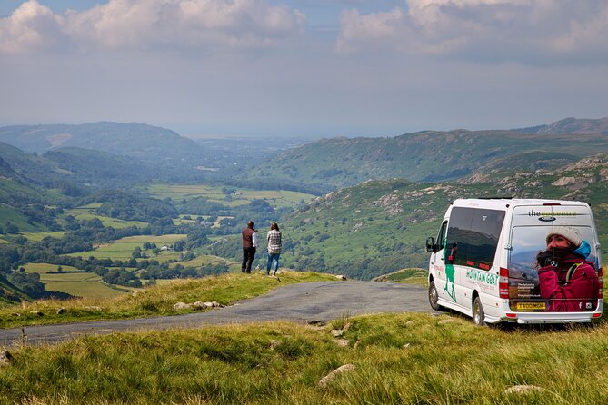 High Adventure Mountain Passes & Muncaster Castle from Windermere - Hardknott Roman Fort adds depth to the scenery