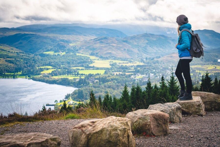 Inverness: Loch Ness Cruise, Castle, and Outlander Tour - Leaving Inverness in a small coach