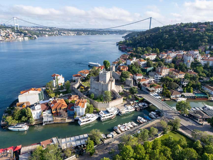 Istanbul: Boat Cruise w/ Snacks & Anatolian Fortress Visit - The European Shore: Palaces, Mosques, and Waterfront Views