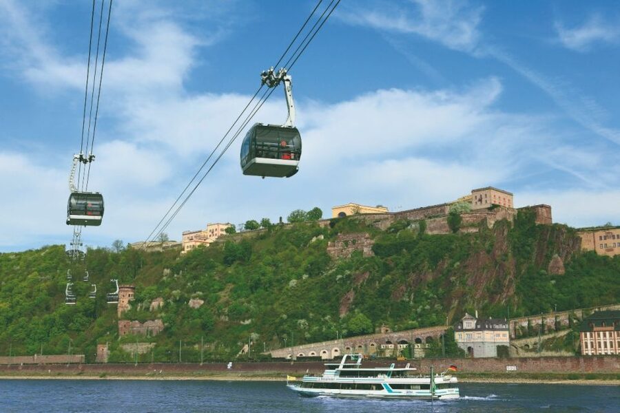 Koblenz: Rhine Valley Castle Sightseeing Cruise - Koblenz views and the Electoral Palace