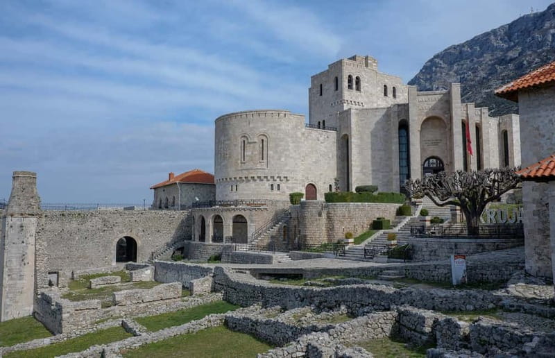 Kruja by Night: Castle & Bazar Tour from Durres/Golem - Entering Kruja Castle and the Skanderbeg story
