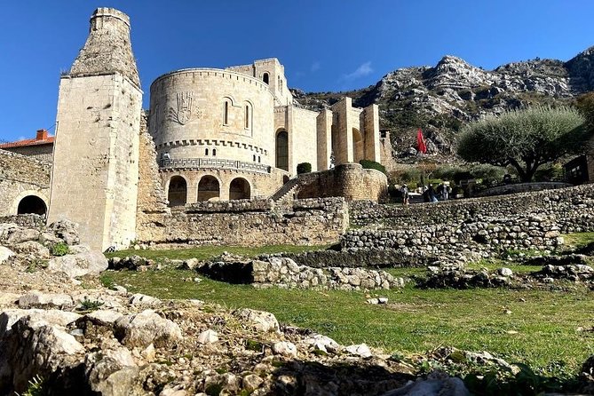 Kruja castle, the old Bazaar & Sarisalltik- Departure from Tirana - Transport, pickup, and the real length of the day