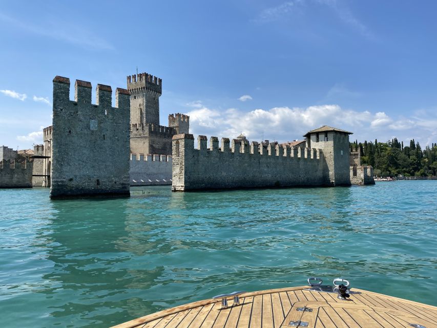 Lake Garda: Historic Castle Cruise with Wine Tasting - Bardolino wine tasting with local snacks