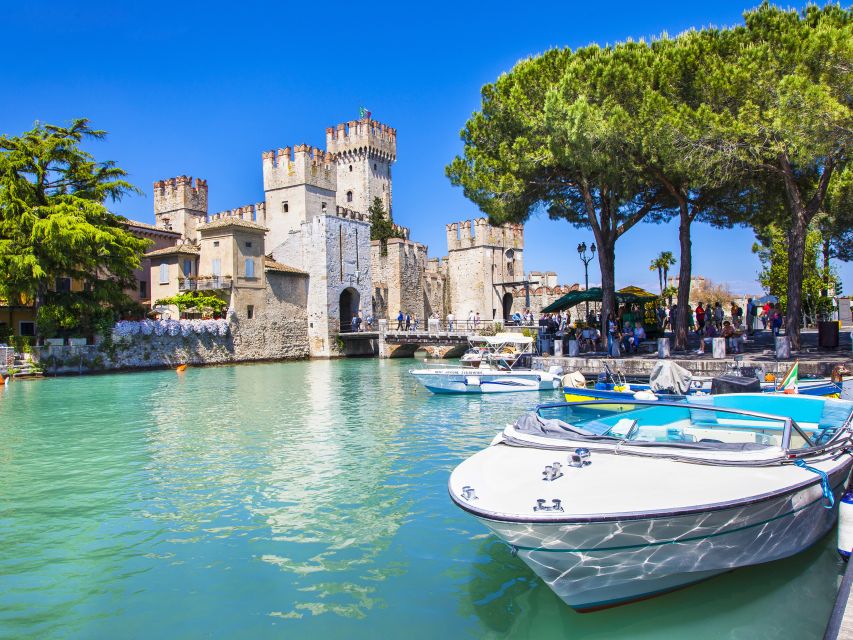 Lake Garda: Historic Castle Cruise with Wine Tasting - Meeting the boat at Sirmione’s castle