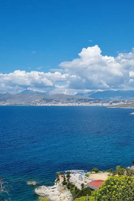 Lekuresi Castle-Ksamil-Butrint - Lekursi Castle and the view over Saranda