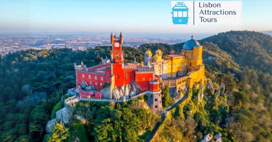 Lisbon: Sintra, Pena, Moorish Castle, Regaleira & Cascais - Pena Palace delivers the famous Sintra moment