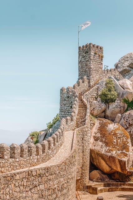 Lisbon: Sintra, Pena, Moorish Castle, Regaleira & Cascais - Cabo da Roca brings the Atlantic into view