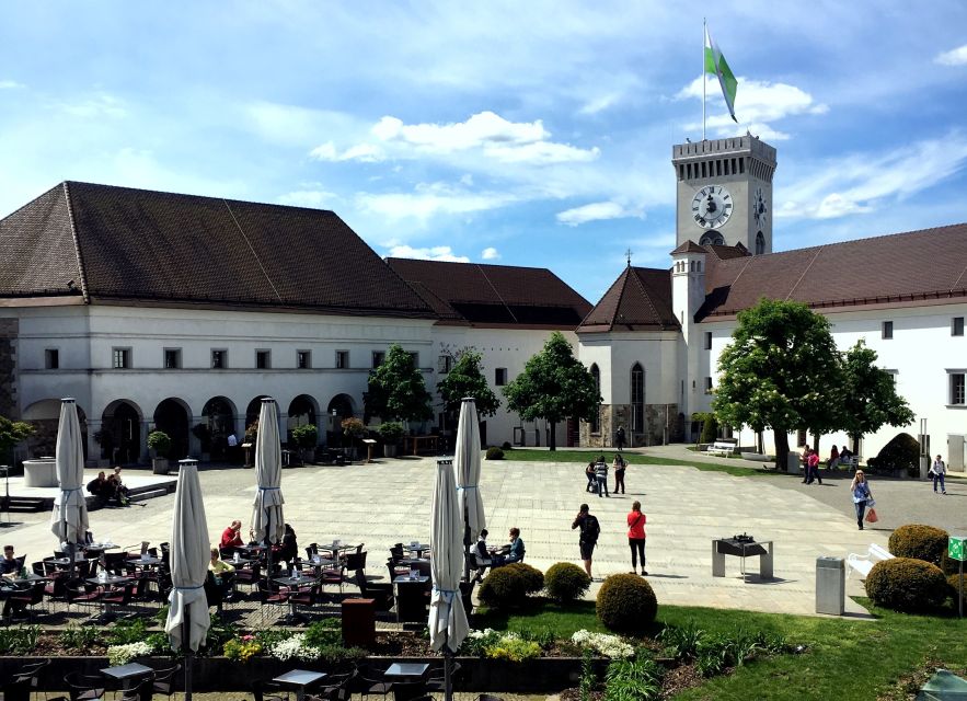 Ljubljana and Ljubljana Castle Sightseeing Tour - Congress Square and the National and University Library