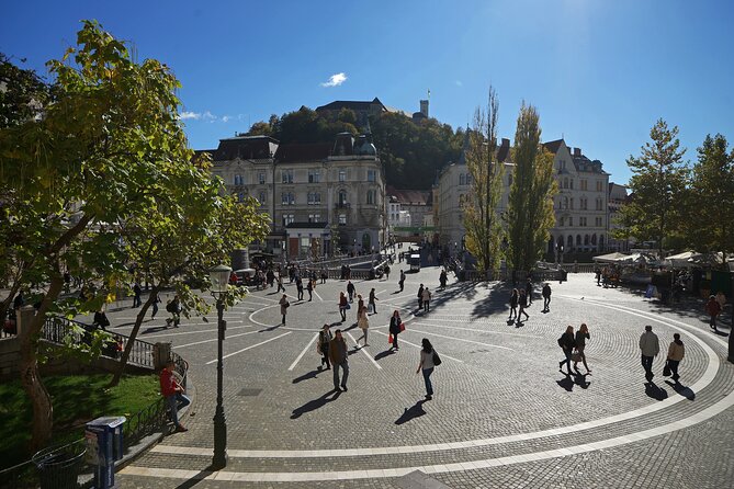 Ljubljana, Postojna Cave and Predjama Castle Day Tour from Zagreb - Ninety minutes to eat and explore Ljubljana