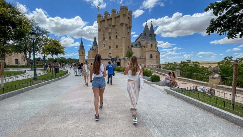 Madrid: Segovia & Ávila Full Day with Alcázar & Wall Tickets - Segovia begins with Roman engineering