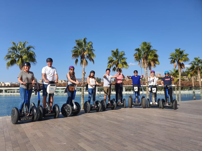 Malaga segway: Panoramic tour of Gibralfaro - Riding toward Gibralfaro Castle