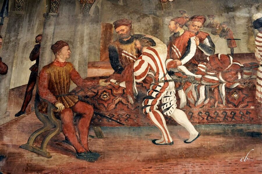 Malpaga Castle guided tour - Reading the frescoes across four centuries