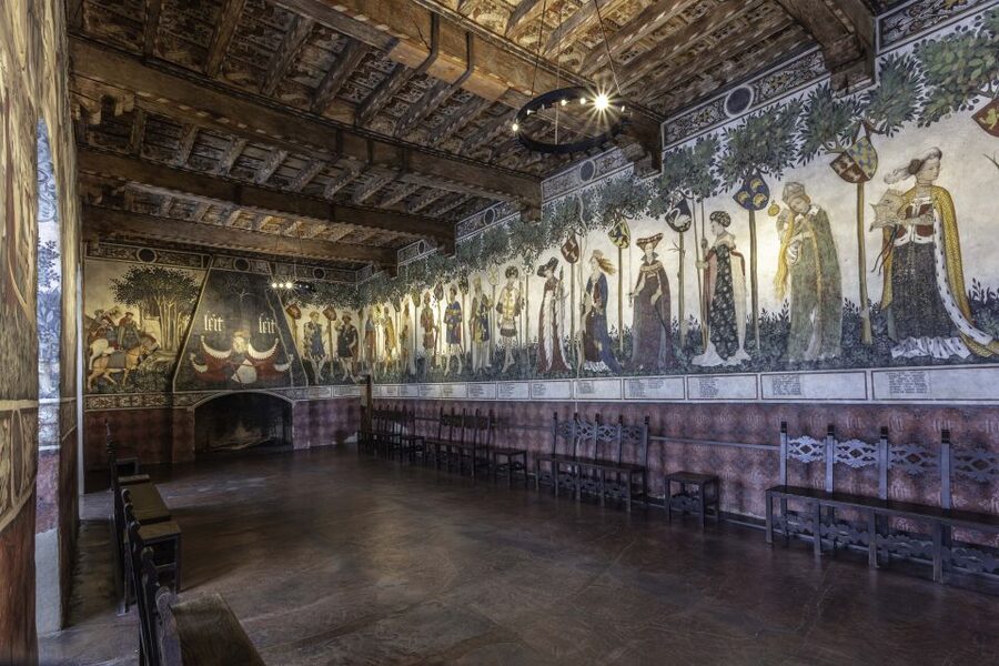 Manta: Manta Castle Entry Ticket - The Baronial Hall and its late-Gothic paintings