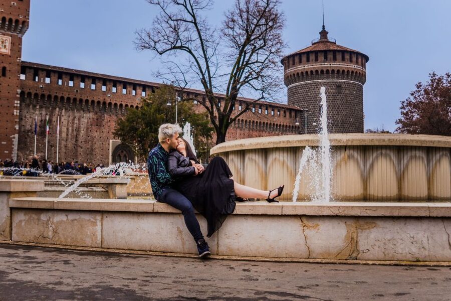 Milan: Professional Photoshoot Outside Sforza Castle - Why Sforza Castle makes a strong photo setting