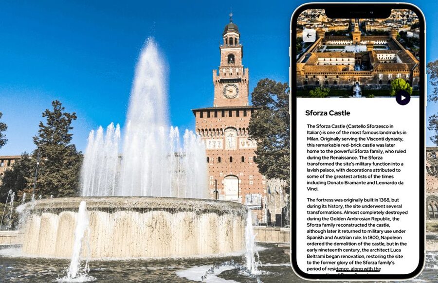 Milan: Sforza Castle Entry Ticket with Digital Audio Guide - Collecting your ticket at Piazza Castello