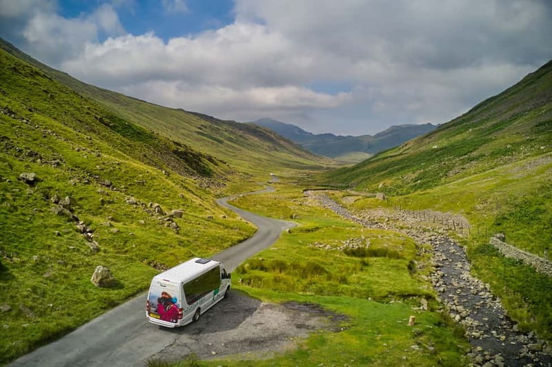 Mountain Passes & Muncaster Castle from Oxenholme - Hardknott Pass and a Roman Fort Above the Valley