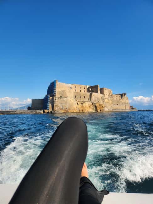 Naples Express Tour: Castles, Legends & the Gulf - Royal Palace and Maschio Angioino from the water
