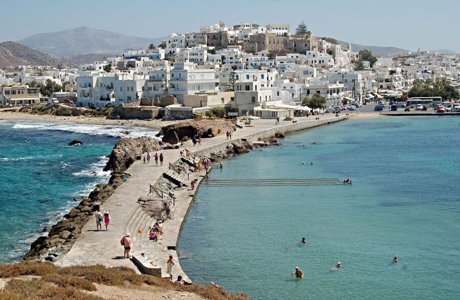 Naxos Castle Walking Tour and Sunset at the Portara - The walk to Portara and the sunset finish