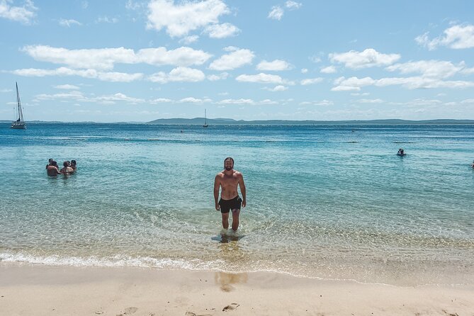 Newcastle: Port Stephens day tour. Dolphins, hike, swim. - Tomaree Mountain starts the day with a workout