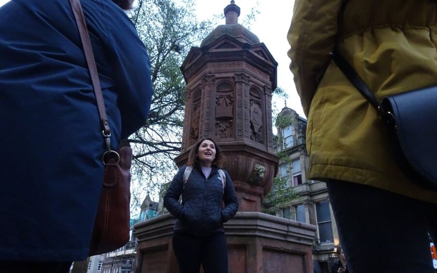 Newcastle: True Crime Guided Tour - Bigg Market and the castle keep after dark