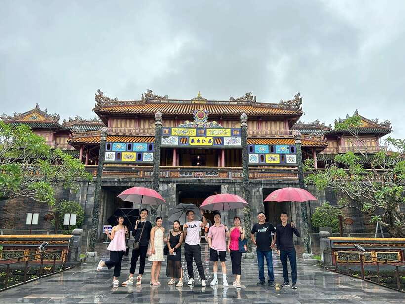 Official Hue: Dragon Boat, Imperial Citadel, & Market tour - Khai Dinh Tomb and a sharper architectural contrast