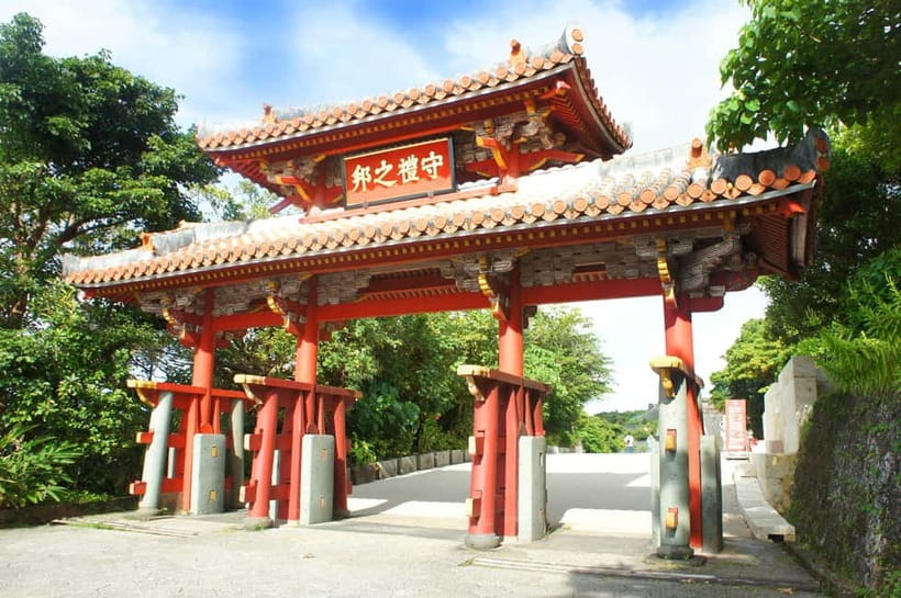 Okinawa: Double-Decker Open Top Bus Tour for Shuri Castle - The Red Bus Near Prefectural Citizens Park