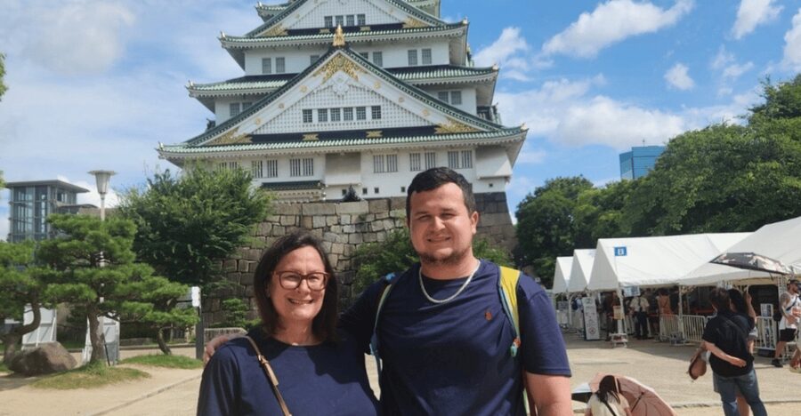 Osaka Castle Guided Tour - Reaching the observation deck