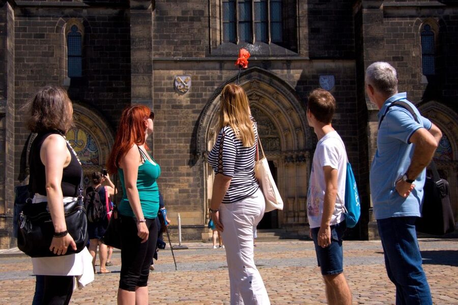 Prague: 2.5-Hour Vyšehrad Castle with Gorlice & Tickets - The Church of Saints Peter and Paul is the visual high point