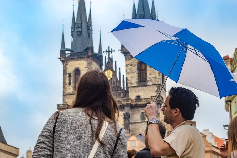 Prague: 3-Hour Walking Tour of Old Town & Prague Castle - The 15-minute tram ride to the Castle District