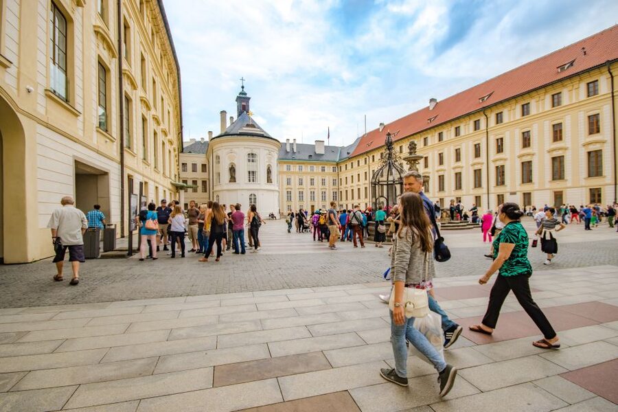 Prague Castle 2.5-Hour Tour Including Admission Ticket - St. George’s Basilica adds a quieter note
