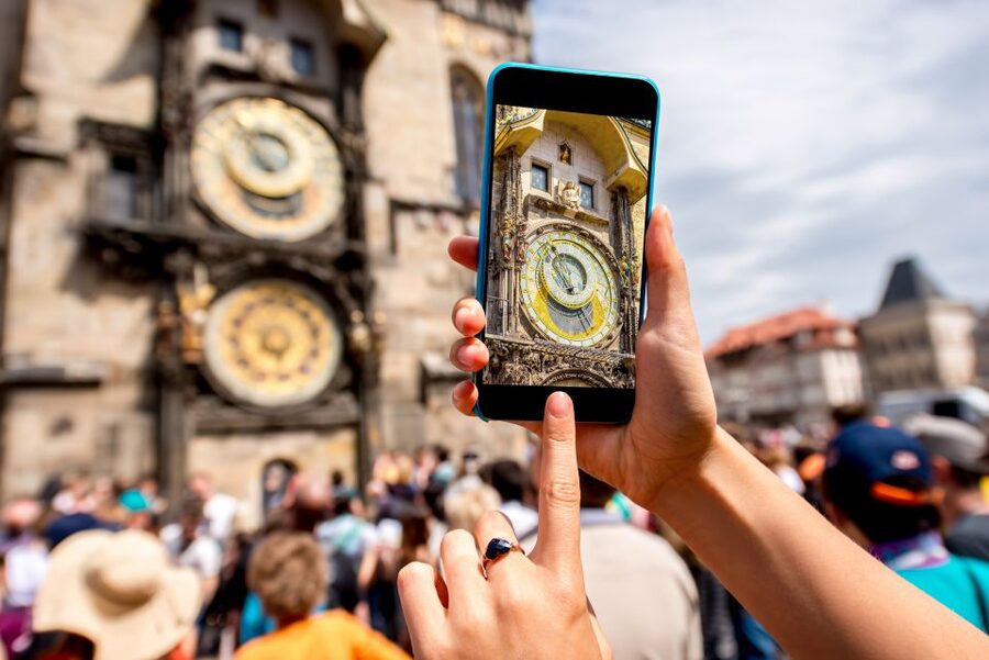 Prague: Castle and Jewish Quarter Tour - The tram ride to Prague Castle