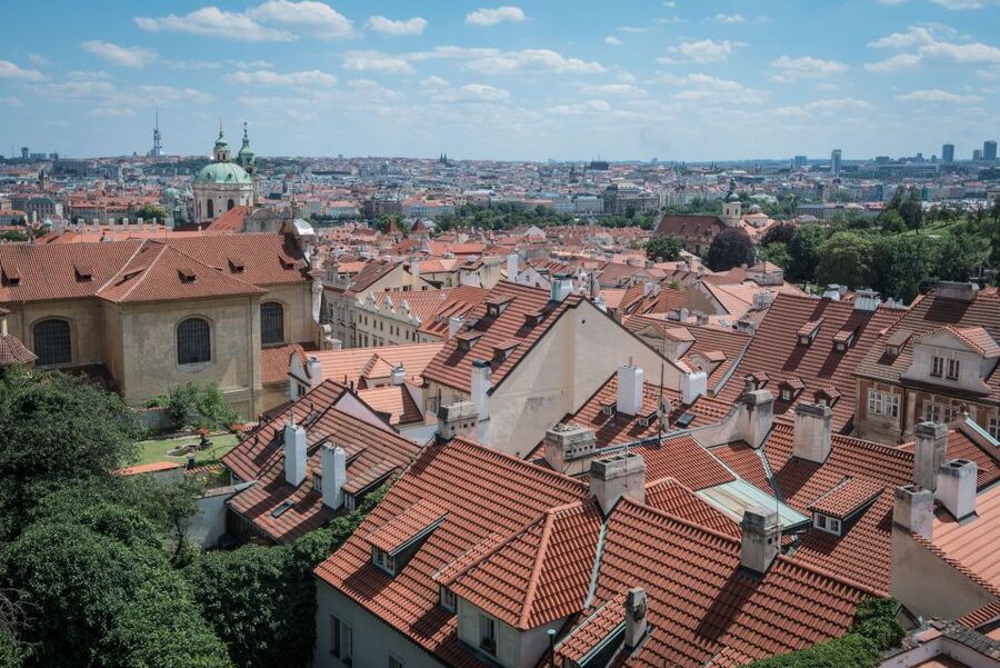 Prague: Castle Grounds & Highlights Walking Tour small-group - St. George Basilica and the castle’s quieter details