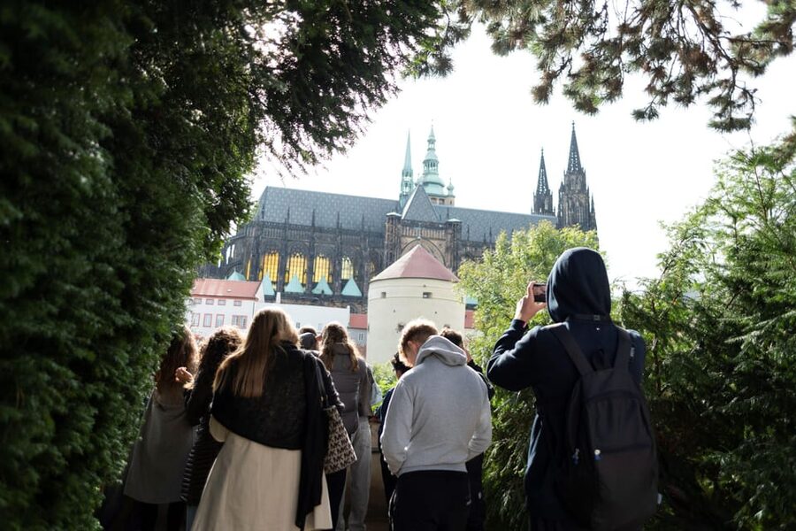 Prague Castle Interiors, Bus Tour and Vltava River Cruise - St. George’s Basilica: the quieter highlight