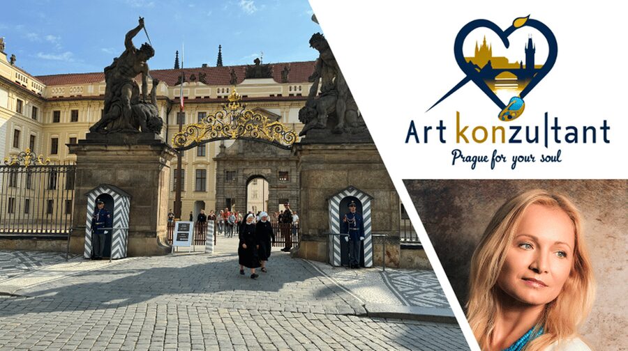 Prague Castle Interiors & Changing of the Guard-Small group - St. George’s Basilica in ten focused minutes