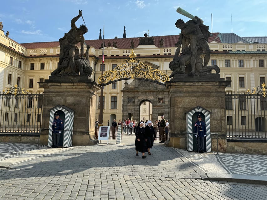 Prague Castle Interiors & Changing of the Guard-Small group - What you get for $87