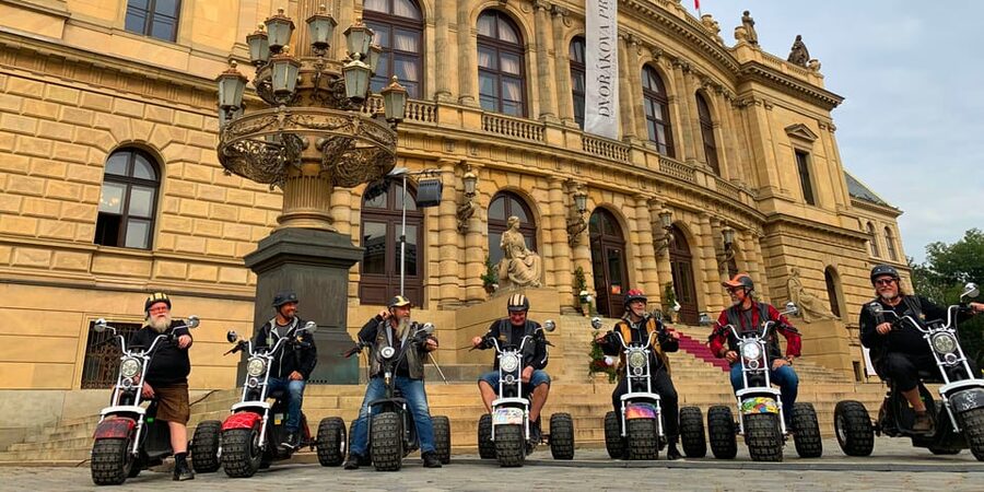 Prague: Castle Viewpoints & Charles Bridge Trike Tour - Rudolfinum and the first look at Old Town